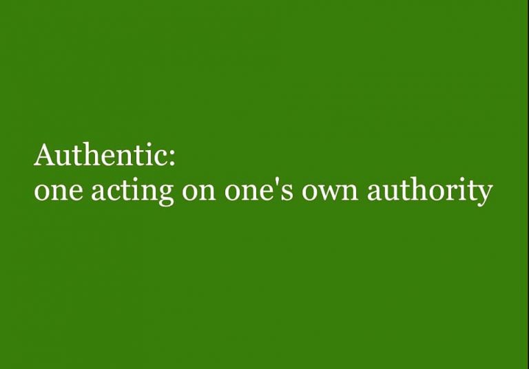 Read more about the article What does it mean to be authentic? An etymological approach